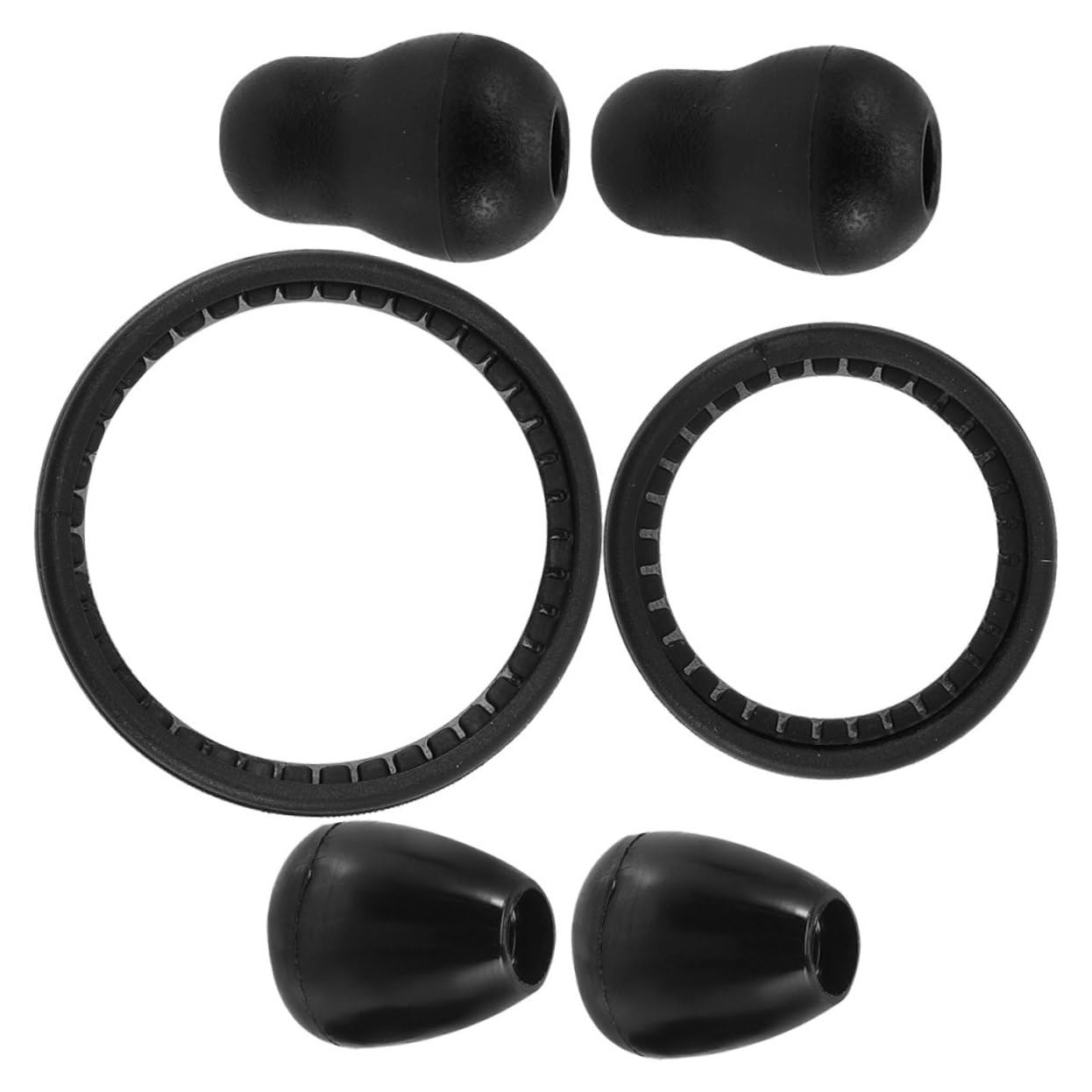 Gatuida 8juegos Conjunto Accesorios Para Estetoscopio Diafragma y Puntas De Oído Repuestos Para Adultos y Membrana Integrada Para Mejorar La Auscultación