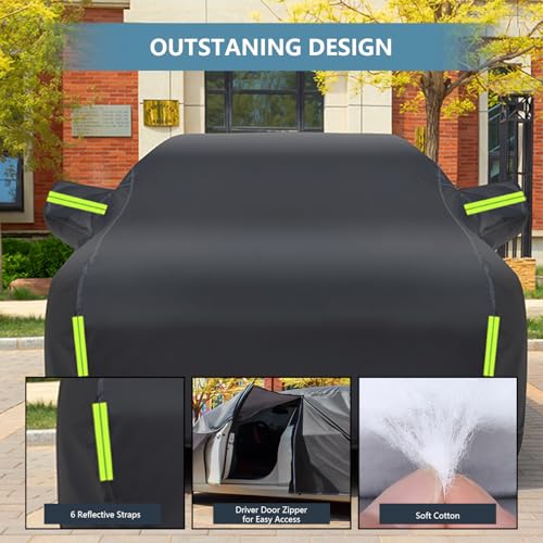 Image of 7 Layer Heavy Duty SUV Car Cover Fit for Toyota RAV4 (2006-2025) | Waterproof, Tear & UV Resistant, Outdoor Full Car Cover with Storage Bag, Windproof Sun Rain UV Dust Snow Protection