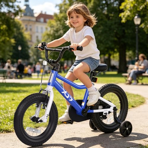Image of XJD 12 14 16 inch Kids Bike BMX Style Bicycle for 3-10 Years Old | with Training Wheels Coaster Brake