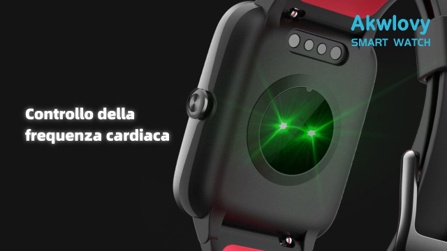 Smartwatch, AKWLOVY Orologio Fitness Tracker Uomo Donna Con GPS Integrato  Cardiofrequenzimetro da Polso Contapassi Impermeabile 5ATM Touchscreen Smart  Watch Quadrante Personalizzato per Android IOS : Amazon.it: Elettronica