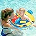 2021 Upgrade Thickened Seat Baby Pool Float, Baby Swim Float, Infant Swimming Float for Kids 3 Months to 3 Years Old (Multicolor)