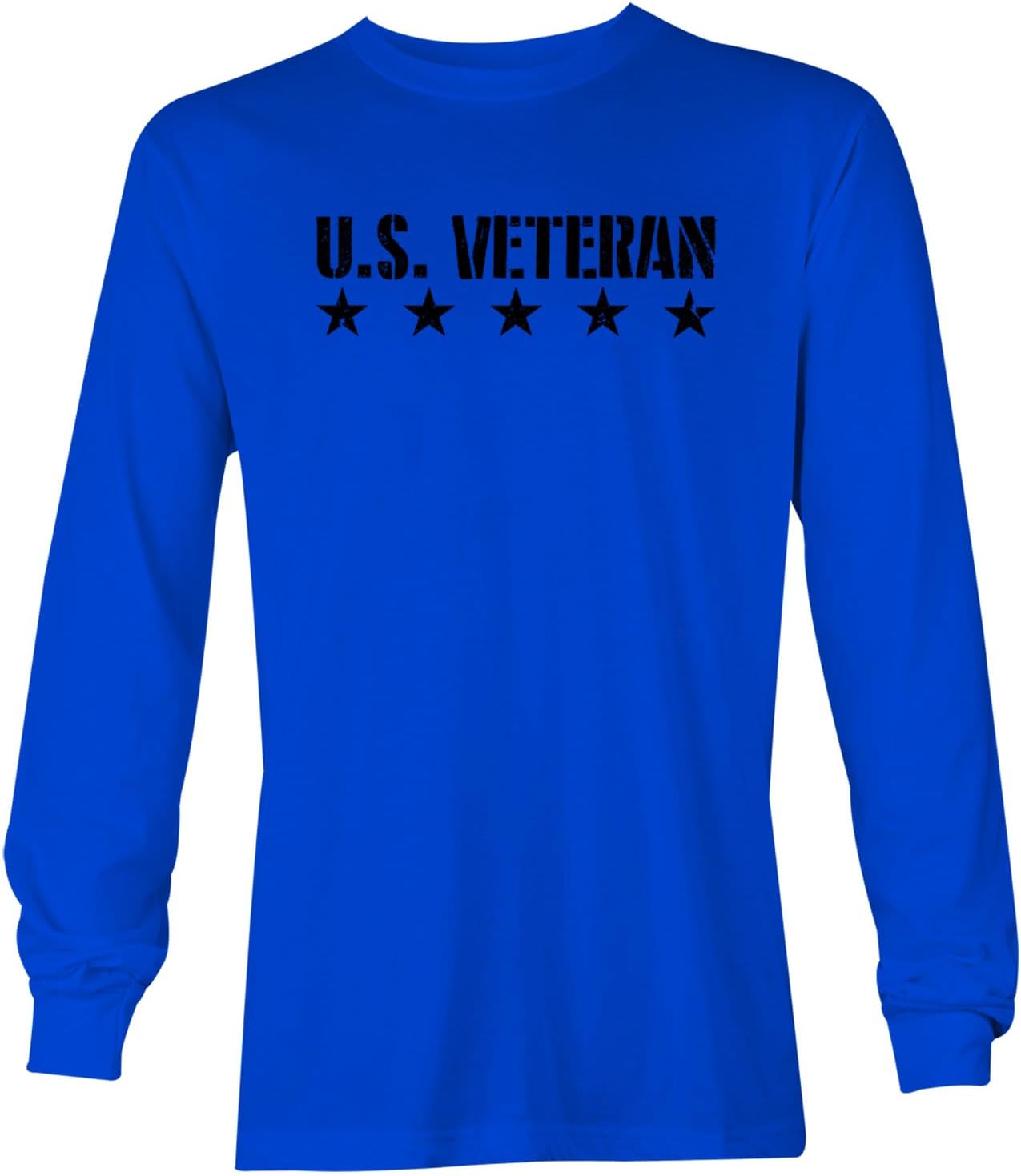 Haase Unlimited U.S. Veteran - USA Vet Military Armed Forces Unisex Long Sleeve Shirt