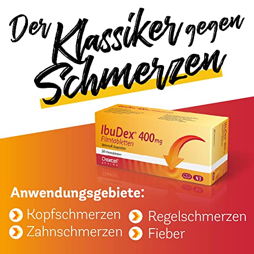 IbuDex 400 mg Filmtabletten bei Schmerzen und Fieber, 20 St. Tabletten - Image 4