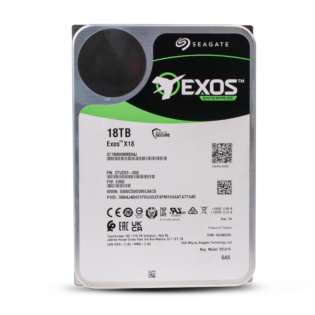 Amazon.com: Seagate Enterprise ST18000NM004J Internal Hard Drive