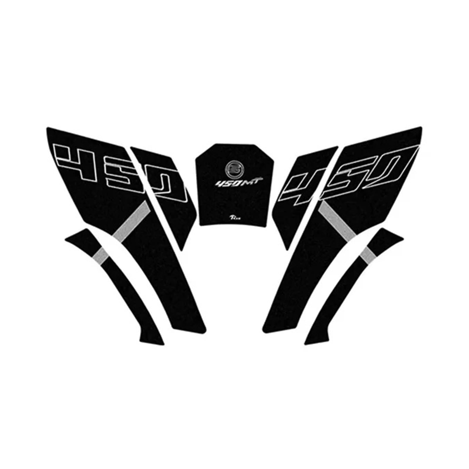 Motorcycle Side Stickers Fuel Tank Decal for CFMOTO 450 MT 450mt Tank Pad Protector Knee Pad Grip Pad Grips Stickers Tank Fuel Tanks Pads
