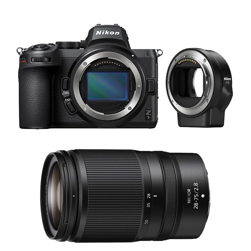 Kit de fotografía Personalizado Creado con NIKON Z5 + Z 28-75mm f/2.8 + FTZ II Adaptateur