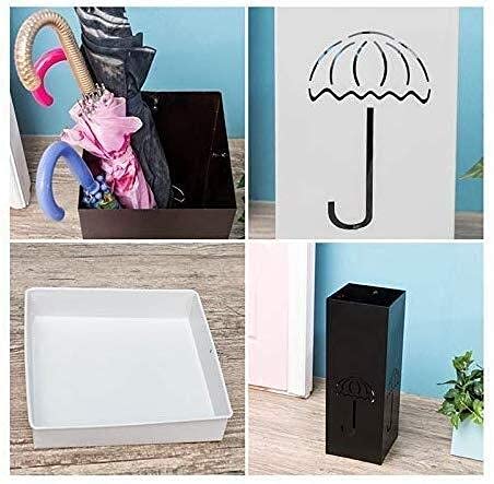 Porte-parapluie en fer forgé sculpté chic et rétractable modèle M2