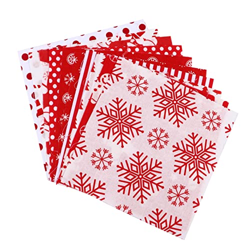 Tissus coton pour patchwork Noël : lot de 50 pièces de couture et matelassage respirant