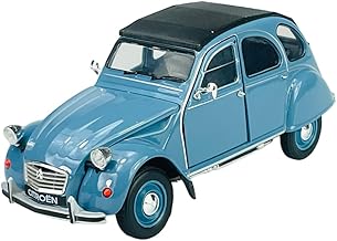 Welly Citroën 2CV Bleu 1949-1990 1/24 Métal Modèle Voiture Die Cast Neuf dans une boîte