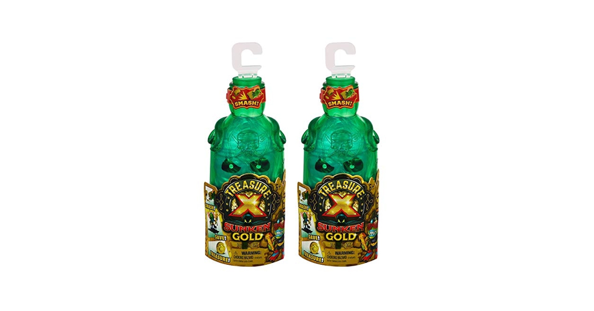 Treasure X Sunken Gold Smash Bottle 3点 Treasure X Sunken Gold Bottle Smash - Action Figure
