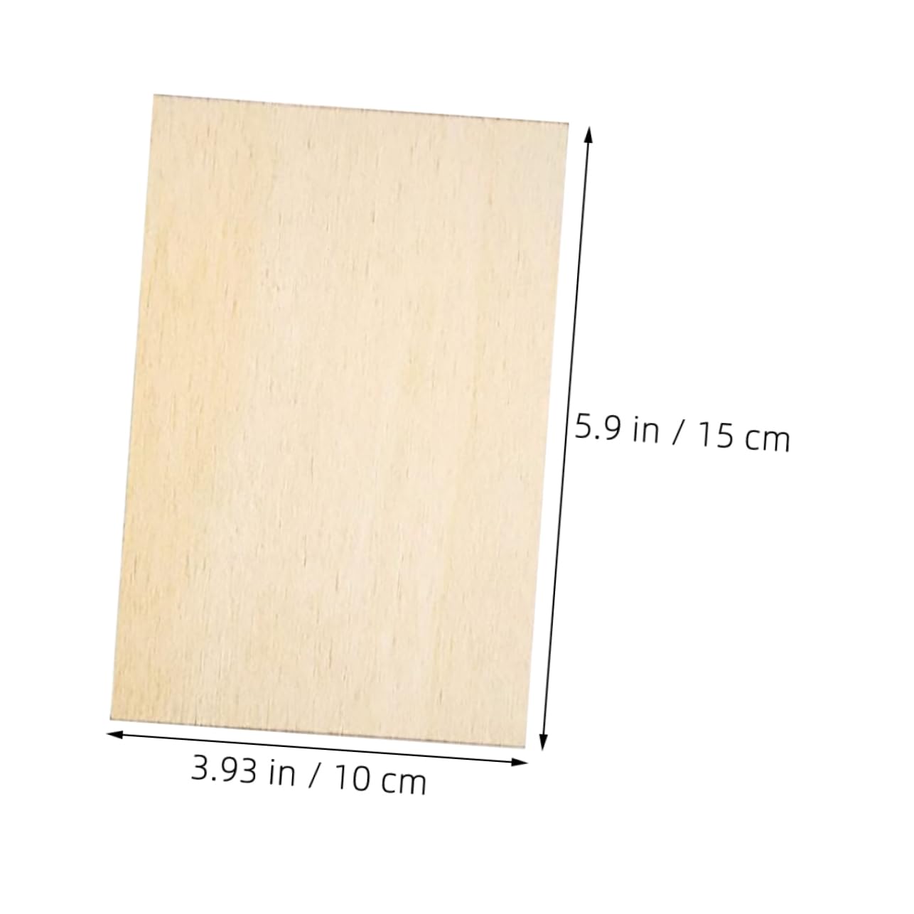 Holzstücke für Bastelarbeiten und Dekoration 60 Stück