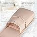SITHON Professional Massage Bottle Bag for 1 Bottle, Lotion Oil Waist Holder Organizer, Massage Therapist Holster with Adjustable Belt, Multiple Pockets (Bag Only) (Rose Gold)