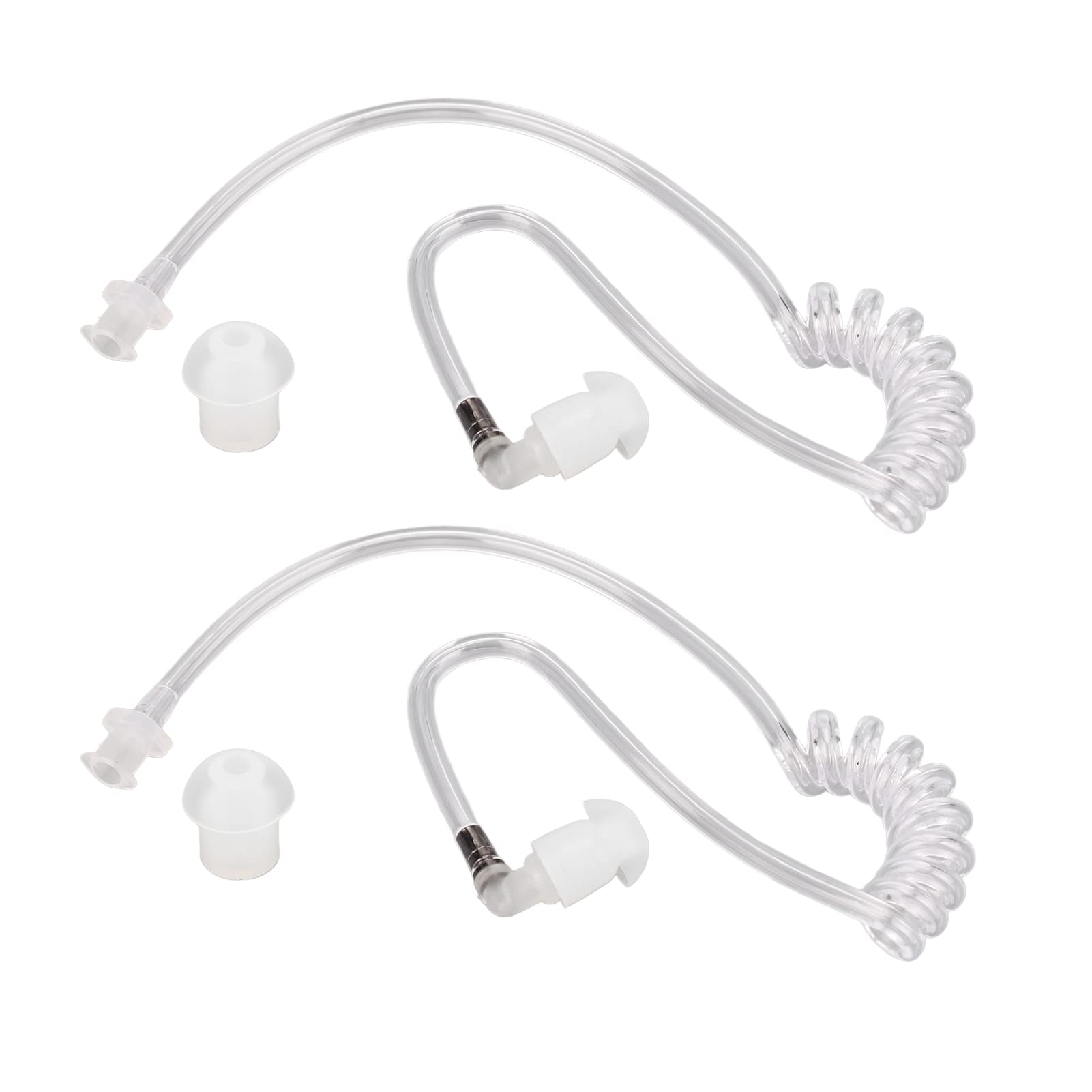 CASQUE - ECOUTEURS Tube Acoustique Enroulée Clair Avec Des