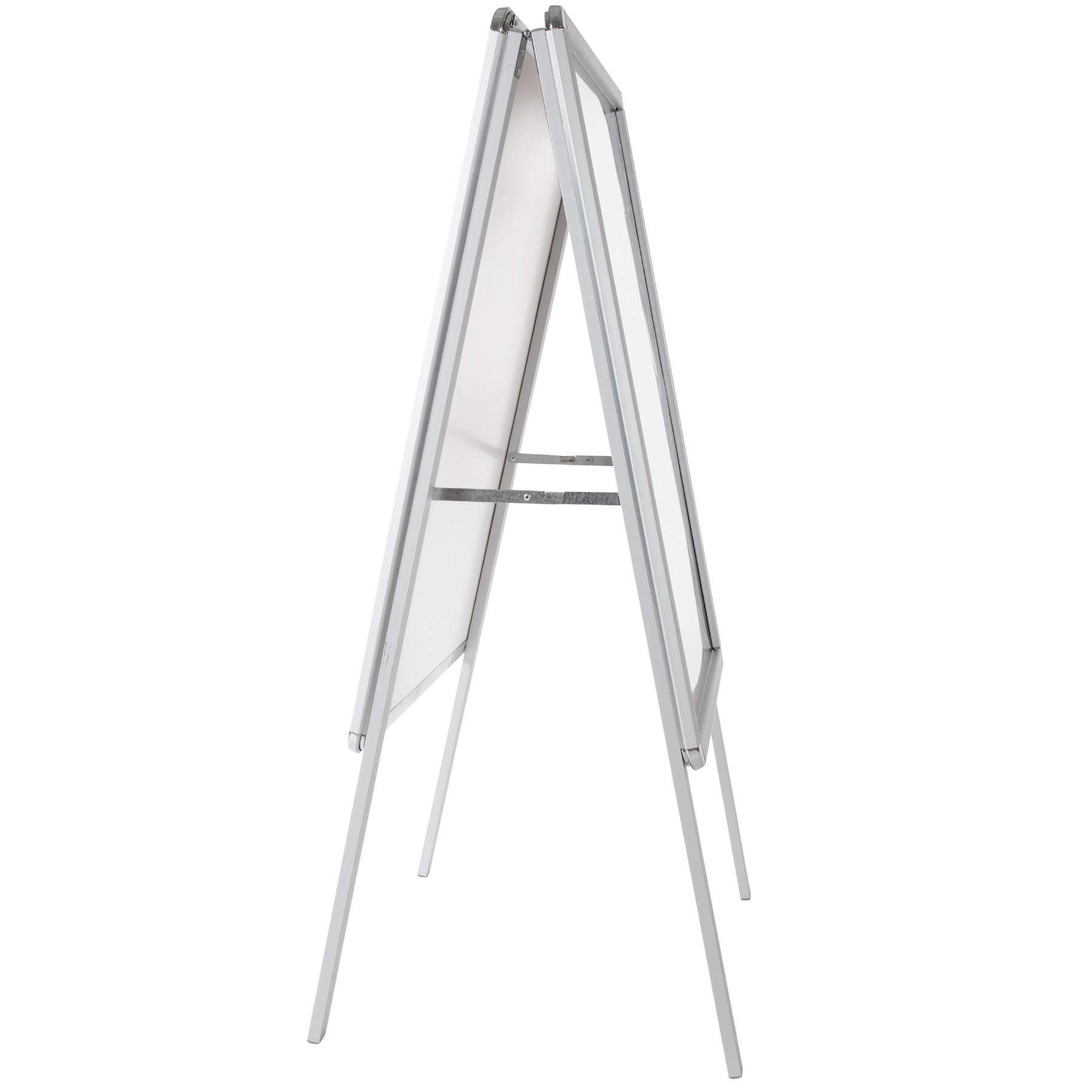 tectake® A1 Kundenstopper Outdoor, DIN A1 Plakatständer, wetterfester Aufsteller Ständer, Alu Werbeaufsteller klappbar, Wegweiser, Werbetafel für aussen, beidseitige Tafel für Plakate, inkl. 2 Folien