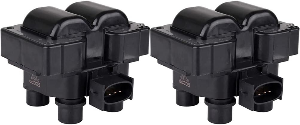 ECCPP ignition coil coils FD487 2 PCS,for Mercury Tracer 2.0L 1997-1999,for Mercury Tracer 1.9L 1991-1996,for Mercury Mystique 2.0L,for Mercury for Mountaineer 5.0L 1997-2001 FD487 ‎C924 Fd480