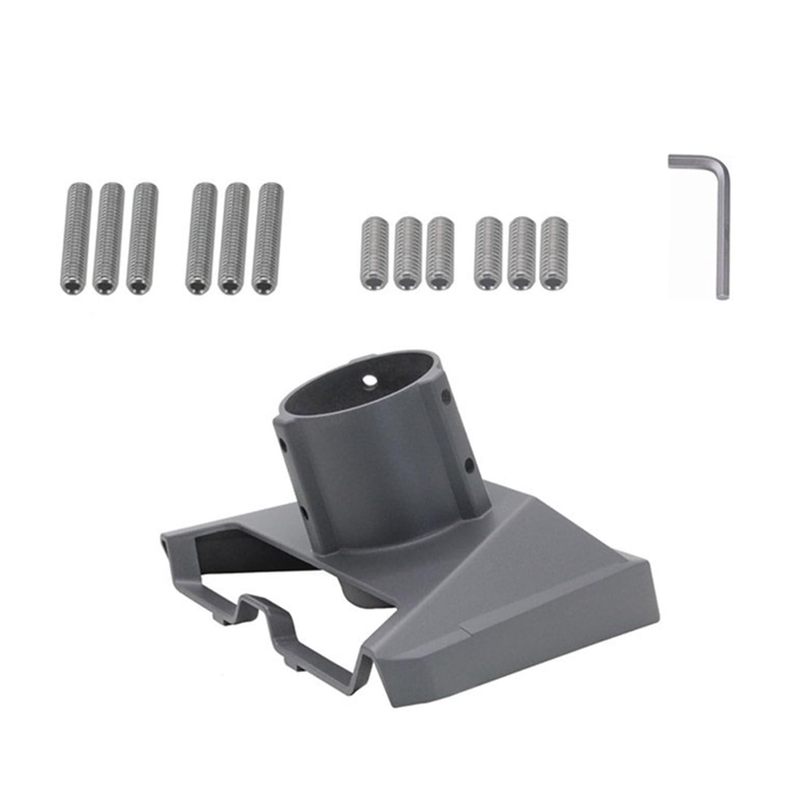 Support de mât réglable pour antenne satellite - Pour un positionnement optimal - Outil professionnel nécessitant une assistance d'antenne