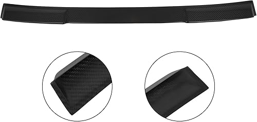 Miniatura 6 de SCITOO Alerón de techo de ventana trasera de fibra de carbono para 2015-2020 para Acura TLX Alerón de techo de ventana trasera negro brillante