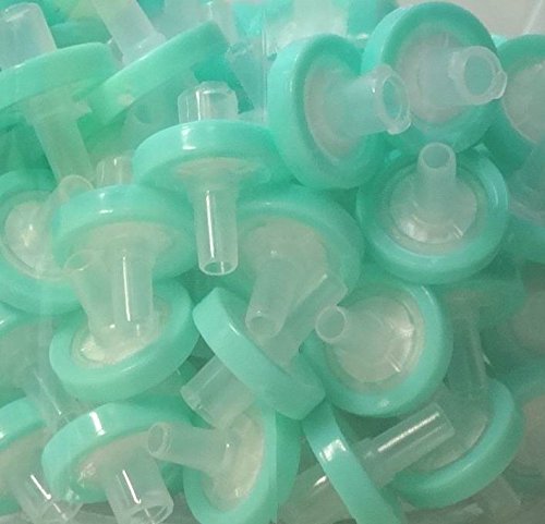 100pcs Disposable Syringe Filters, PTFE, 0.22 μm, 13mm, 1.3cm, HPLC