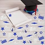 200Pcs Blue and Sliver Graduation Confetti 2026 Graduation Decorations 2026 Graduation Table Decorations Graduation Table Confetti 2026 Grad Table Decorations Blue Sliver Congrats Decorations