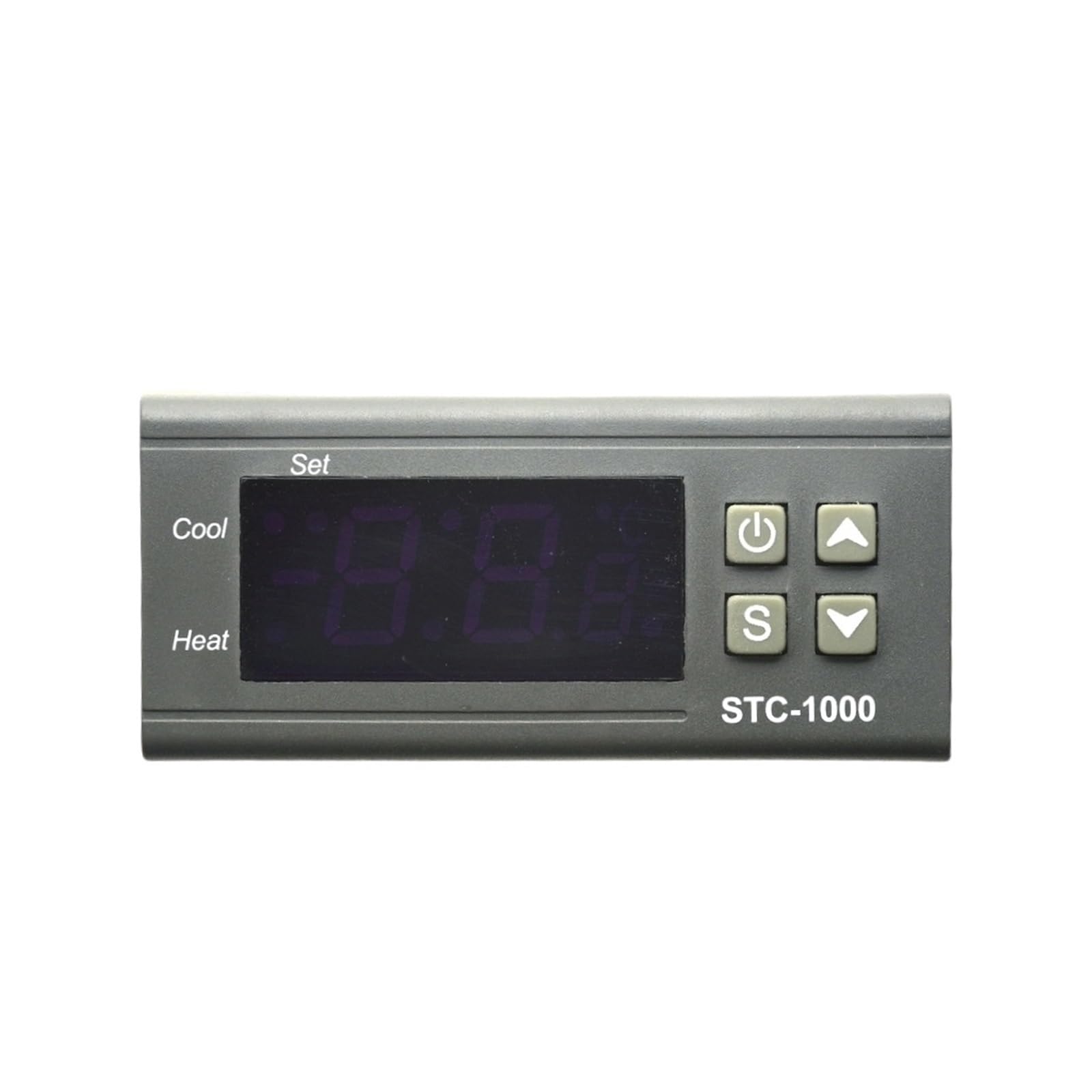 Thermostat électronique Contrôleur de température STC-1000 pour aquariums, machines d'élevage d'animaux et fruits de mer, thermostat d'armoire avec conversion automatique du froid et de la chaleur