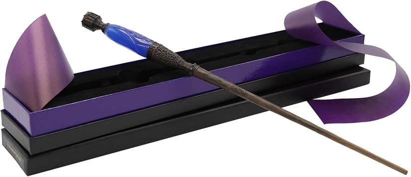 Harry Potter Goblet of Fire Wand - 20th Anniversary Celebration - Triwizard Tournament Inspired - Wizarding World Collectible - Display Box & Info Card