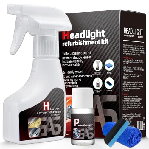 Headlight Restoration Kit with Ceramic Coating