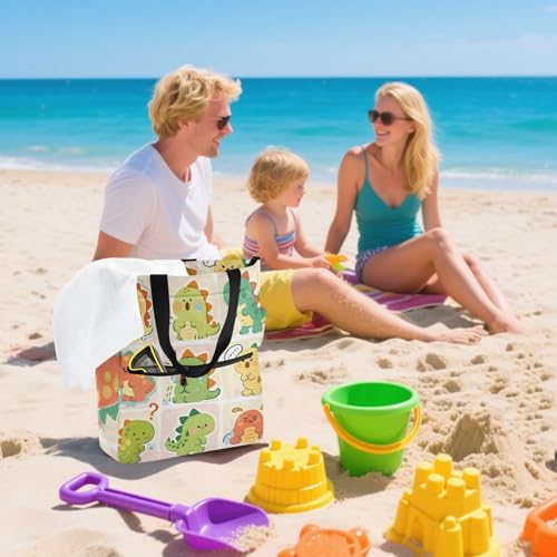 Bolsa de libros de dinosaurios para el colegio y las compras diarias 7