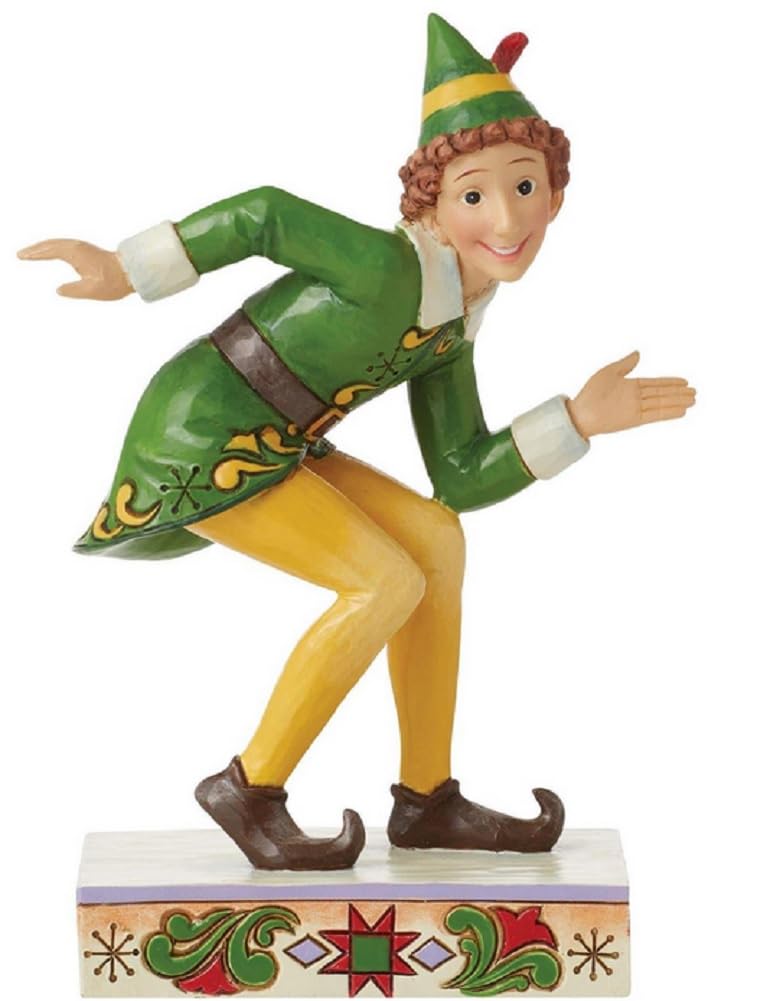 EnescoJim Shore Buddy Elf in Crouching Pose