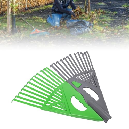 24 Tres Rake de Hojas Desmontables de Plástico, Recaudación de Hojas Accesorios para Herramientas de Jardín para Jardín de Hojas Caídas Rake de Jardín