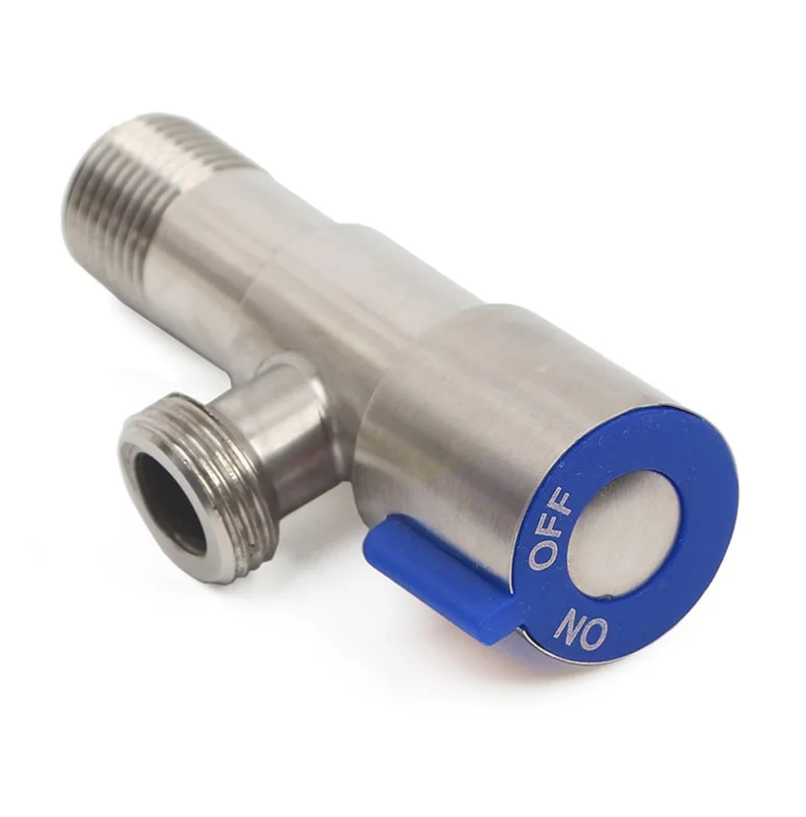 Yakufast Blue 1Pcs Stainless Steel Angle Valve Bathroom Faucet Hot Cold Inlet Toilet Filling Valves Basin Accessories(Blue 1Pcs)