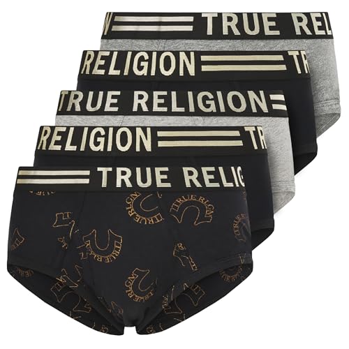 True Religion Mens Underwear 5 Pack Mens Briefs Soft Cotton