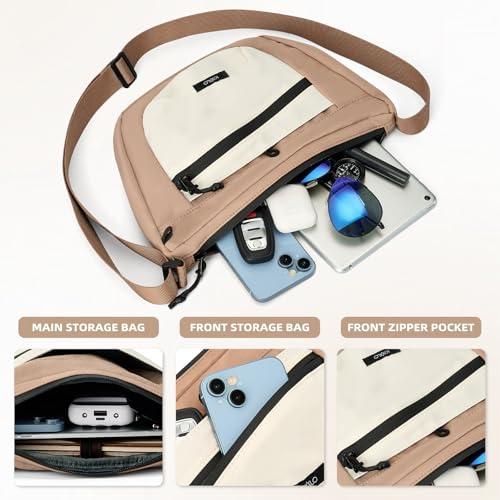 Nylon Crossbody Bag for Women Lightweight Hobo Bag Adjustable Strap Casual Shoulder Tote Bag2