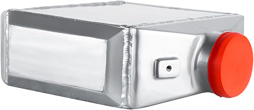 Miniatura 6 de Intercooler universal de aluminio Intercooler de agua a aire Tamaño del núcleo 9 "x 10.6" x 4.5", tamaño total 16" x 13" x 4.5" color plateado