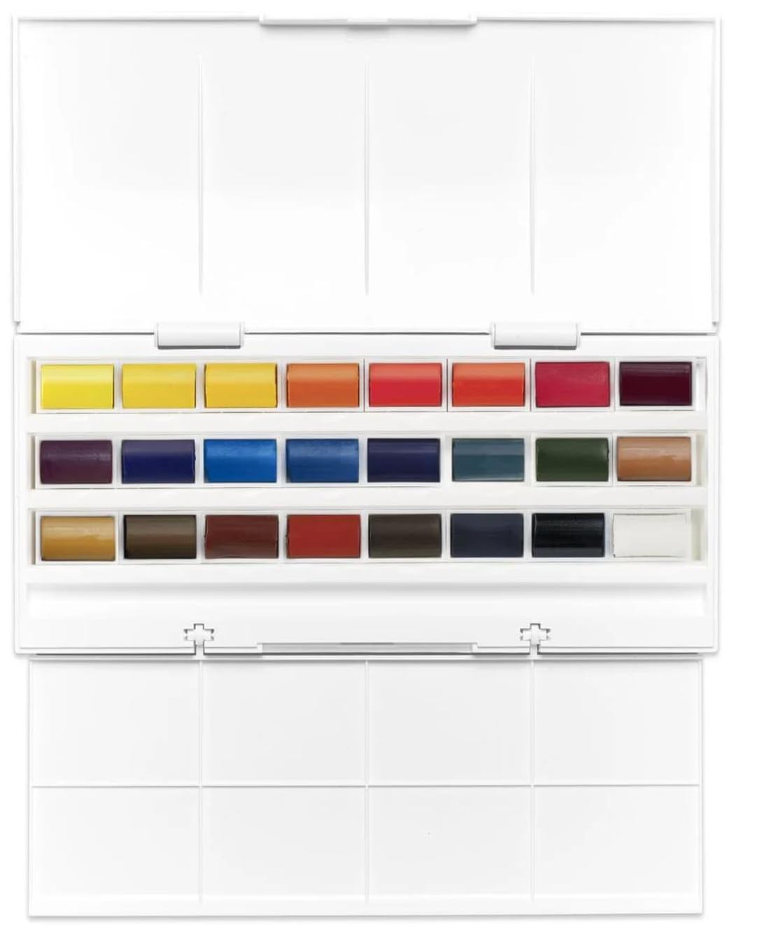 Winsor & Newton Cotman Aquarelle 24 Godets et 2 Cartes