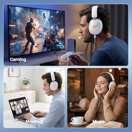 Image of Wireless Gaming Headset with Mic for PS5