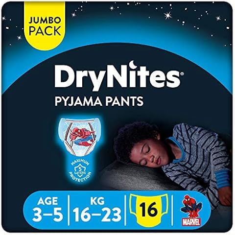 Pañales nocturnos desechables Huggies DryNites para niños de 3 a 5 años Cover