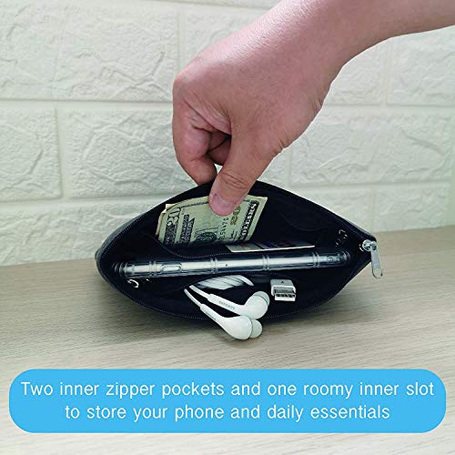 Tainada Neoprene Phone Sleeve Pouch With Belt Loop & Neck Lanyard + Horizontal Neoprene Phone Pouch With Belt Loop & Carabiner #TOP5