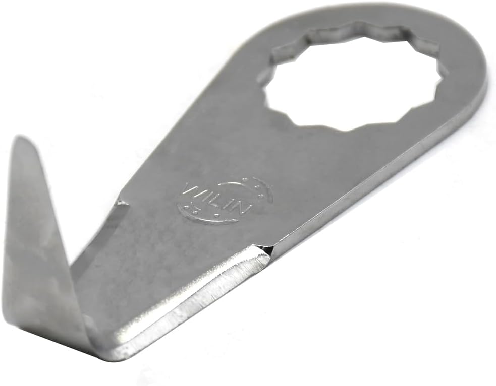 (4 Packs) Air Windshield Remover Blades L-Shaped Cutting Blade for Car Window Seal Cutter Auto Glass Air Knife Windscreen Removal Tool