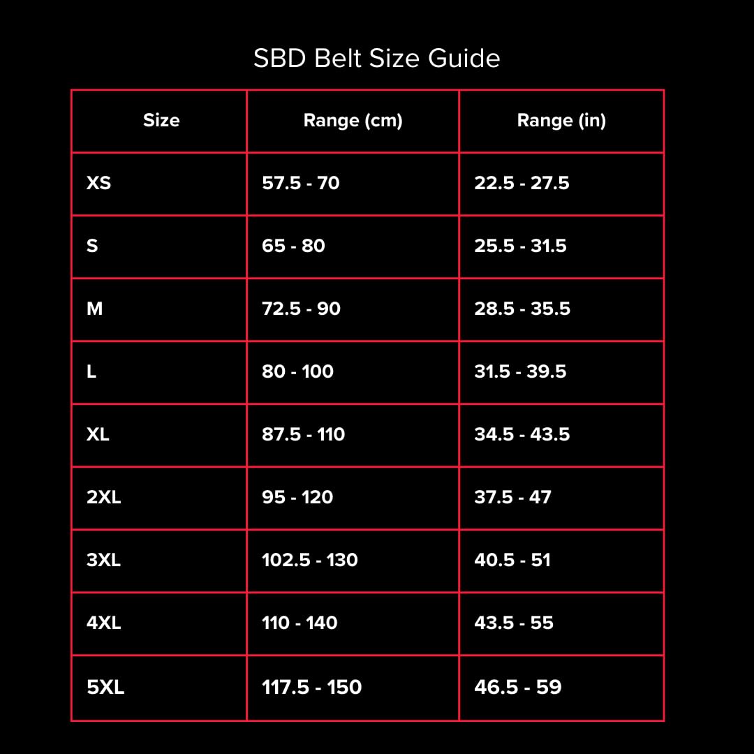 SBD Premium 13mm Powerlifting & Weight Lifting Belt – British Manufactured Gym Belt for Squats, Deadlifts & Strength Training Lever Weight Lifting Belt