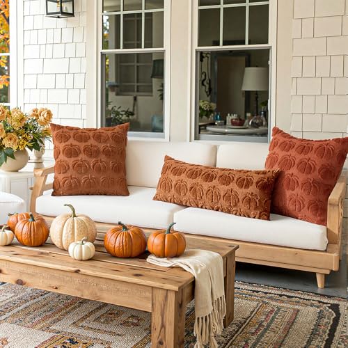 MIULEE Fall Pillow Covers – Pumpkin Accent for Farmhouse Decor - Image 5
