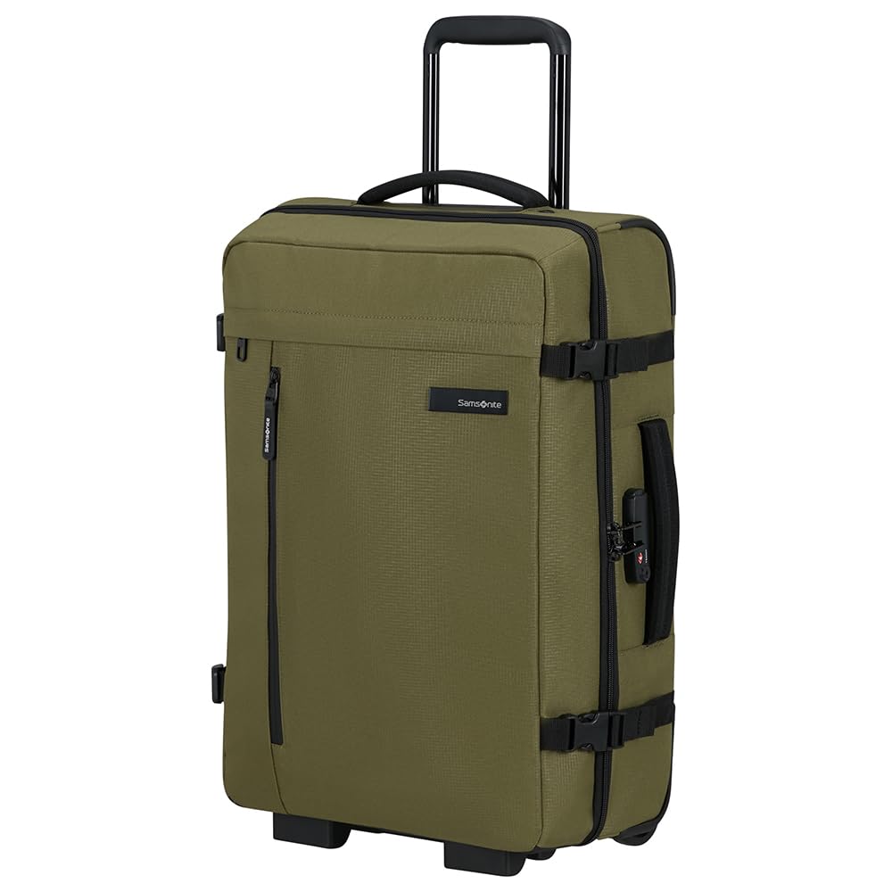 Samsonite Roader - Bolsa de Viaje con Ruedas Pequeña, Equipaje de Mano 55 cm, Trolley Cabina, Ideal para Viajes & Escapadas, 2.20 KG - 39.5 L - Verde (Olive)