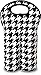 LeMarque Designer Neoprene Wine Tote / Wine Bag, 2-Bottle (Houndstooth)