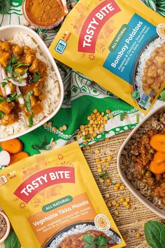 Image of Tasty Bite Bombay Potatoes, 10 Ounce, Ready to Eat, Microwavable Entree, Vegan