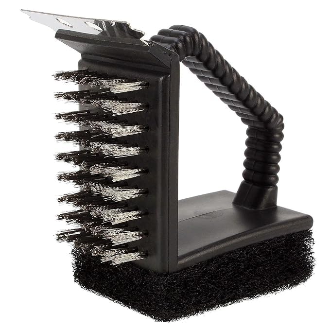 Grill Brush and Scraper, Free BBQ Cleaning Grill Brush, Stainless Steel Barbeque Grate Cleaner, Grilling Accessories for Ceramic Iron, Gas/Charcoal Grill