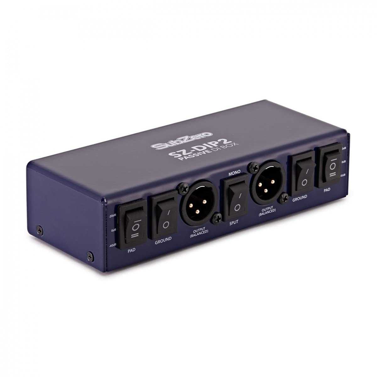SubZero 2 canali doppio stereo passivo DI Box