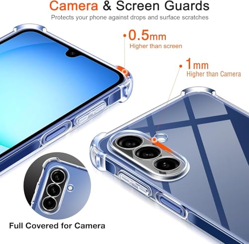 Image of ShieldTech Back Cover Case for Samsung Galaxy F18 5G | Camera Protection | Transparent Mobile Phone Back Case Cover for Samsung Galaxy F 18 5G | Samsung F18 5+G TPU Transparent Back Cover Case