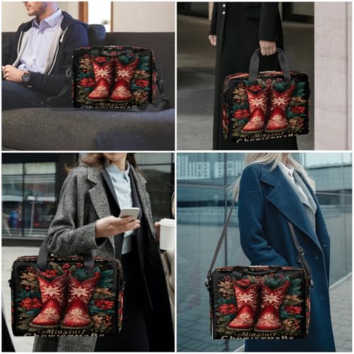 Bolso para laptop impermeable tipo mensajero 16 pulgadas miniatura 2