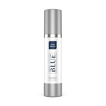 Renue Blue Methylene Blue Face Serum - Liposomal NAD+ Complex and Nutrients for Skin Rejuvenation, Deep Hydration, and Anti-Aging Support