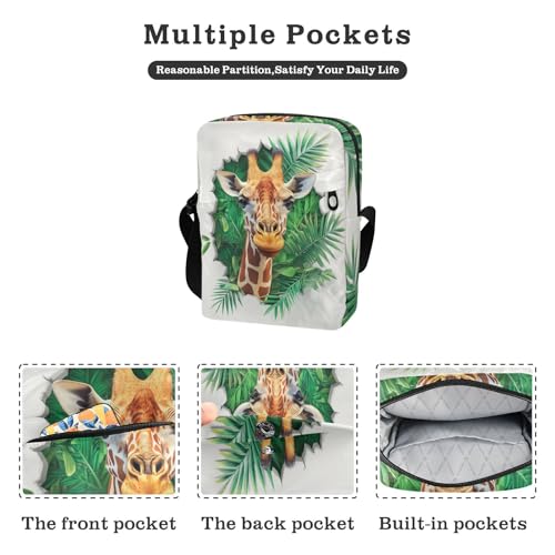3d Hole White Wall Animal Giraffe mens messenger bag crossbody Small Crossbody Bags For Women Woman Handbag Shoulder Strap Adjustable Strap for Shopping Shopping2