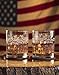 Constitution Of The United States - Old Fashioned Whiskey Rocks Glass - We The People American USA Patriotic Gift - 10 oz - Made in USA